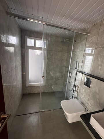 Bathroom in 4 BHK Apartment at LnT Raintree Boulevard, Hebbal – for Sale