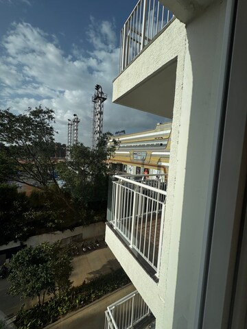 Balcony in 4 BHK Apartment at LnT Raintree Boulevard, Hebbal – for Sale