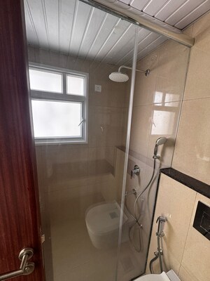 Bathroom in 4 BHK Apartment at LnT Raintree Boulevard, Hebbal – for Sale