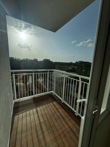 Balcony in 4 BHK Apartment at LnT Raintree Boulevard, Hebbal – for Sale
