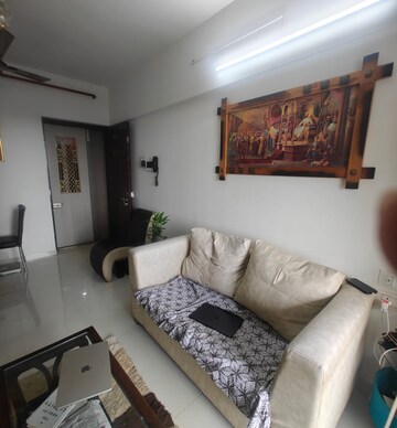 Living Room in 2 BHK Apartment at Gurukrupa Marina Enclave, Malad West – for Rent