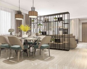 Living Room in 3 BHK Apartment at Godrej City, Poyanje – for Sale