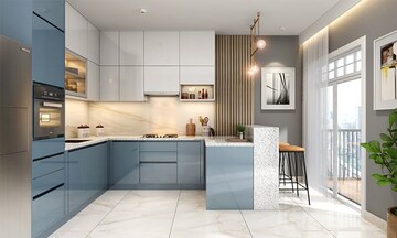 Kitchen in 3 BHK Apartment at Elan The Presidential, Sector 106 – for Sale