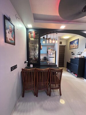 Living Room in 1 BHK Apartment at Kanakia Rainforest, Andheri East – for Rent