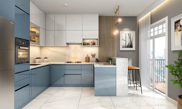 Kitchen, elan-the-presidential 3 Bedroom 2450 Sq.Ft. Apartment In Sector 106 Gurgaon 9219388