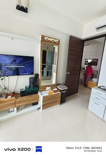 Living Room in 2 BHK Apartment at Raj Infinia, Malad West – for Rent
