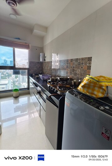 Kitchen in 2 BHK Apartment at Raj Infinia, Malad West – for Rent