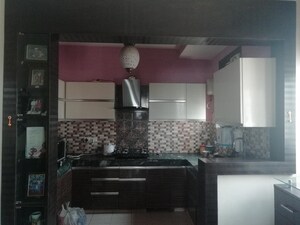Kitchen in 3 BHK Apartment at Omaxe Heights, Sector 86 – for Rent