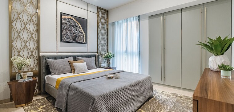 Bedroom, lodha-sterling 3 Bedroom 1267 Sq.Ft. Apartment In Kolshet Road Thane 9219445