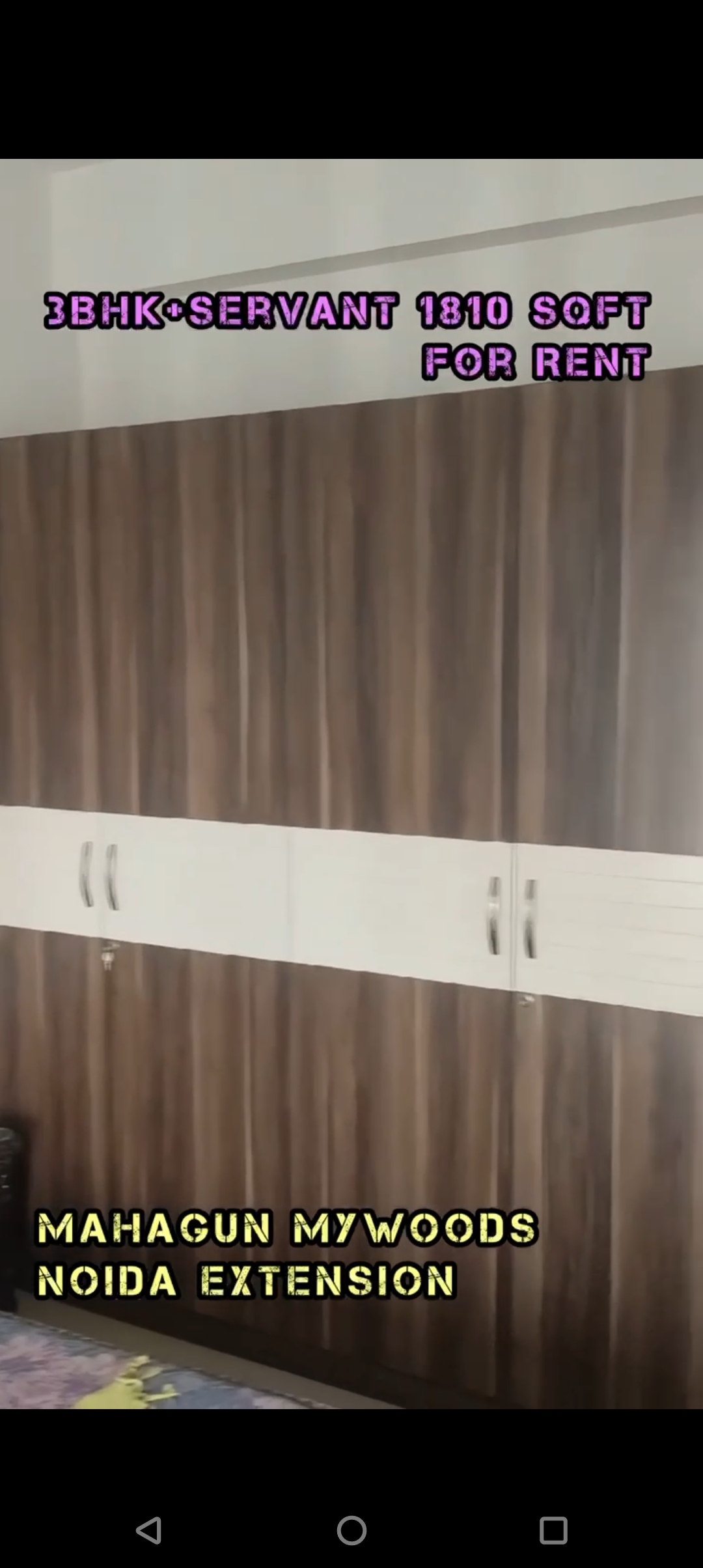 3.5 BHK + Servant Room Apartment For Rent in Mahagun Mywoods