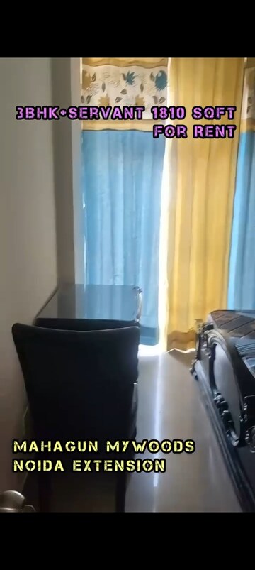 Master Bedroom in 3.5 BHK Apartment at Mahagun Mywoods, Sector 16c Greater Noida – for Rent