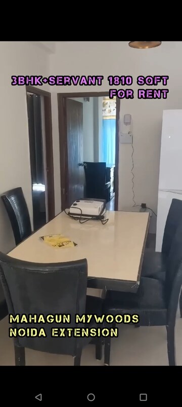 Master Bedroom in 3.5 BHK Apartment at Mahagun Mywoods, Sector 16c Greater Noida – for Rent