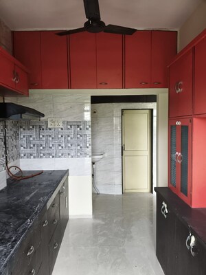 Kitchen in 1 BHK Apartment at Sarvodaya Leela, Thakurli – for Rent