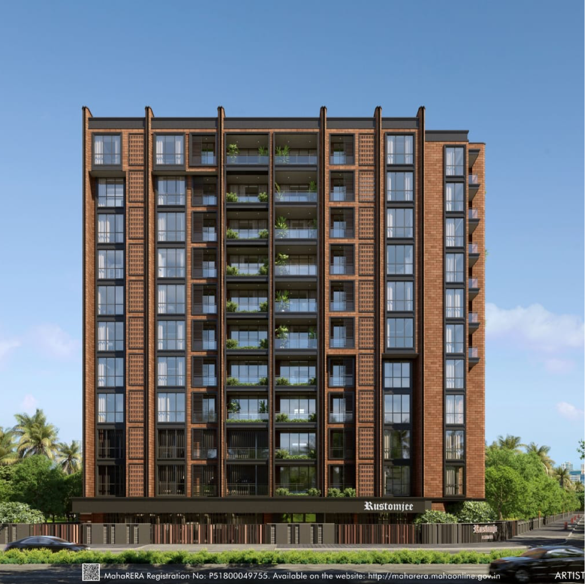 4 BHK 1954 Sq.Ft. Apartment in Rustomjee Ashiana