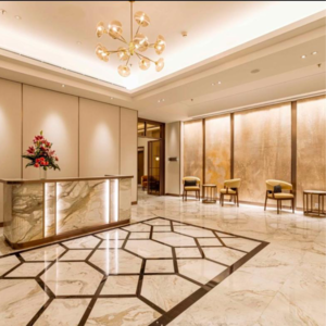 Living Room in 4 BHK Apartment at Rustomjee Ashiana, Chand Society – for Sale