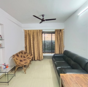 Living Room in 2 BHK Apartment at Tilak Nagar Building, Tilak Nagar – for Rent