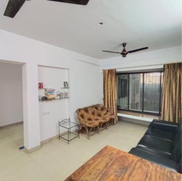 Living Room in 2 BHK Apartment at Tilak Nagar Building, Tilak Nagar – for Rent