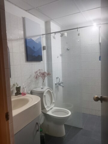 Bathroom in 2 BHK Apartment at Prestige Monte Carlo, Yelahanka – for Rent