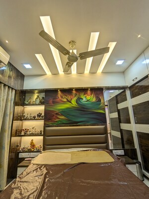 Staircase in 3 BHK Apartment at Gurukrupa Marina Enclave, Malad West – for Sale