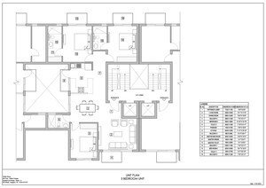 Floor Plan in 3 BHK Apartment at Vatika Xpressions, Sector 88b – for Rent