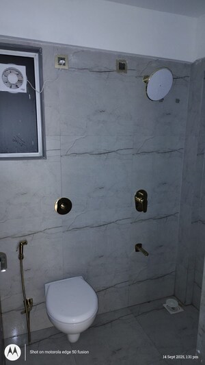 Bathroom in 1 BHK Apartment at Chaurang Heights, Chembur – for Rent