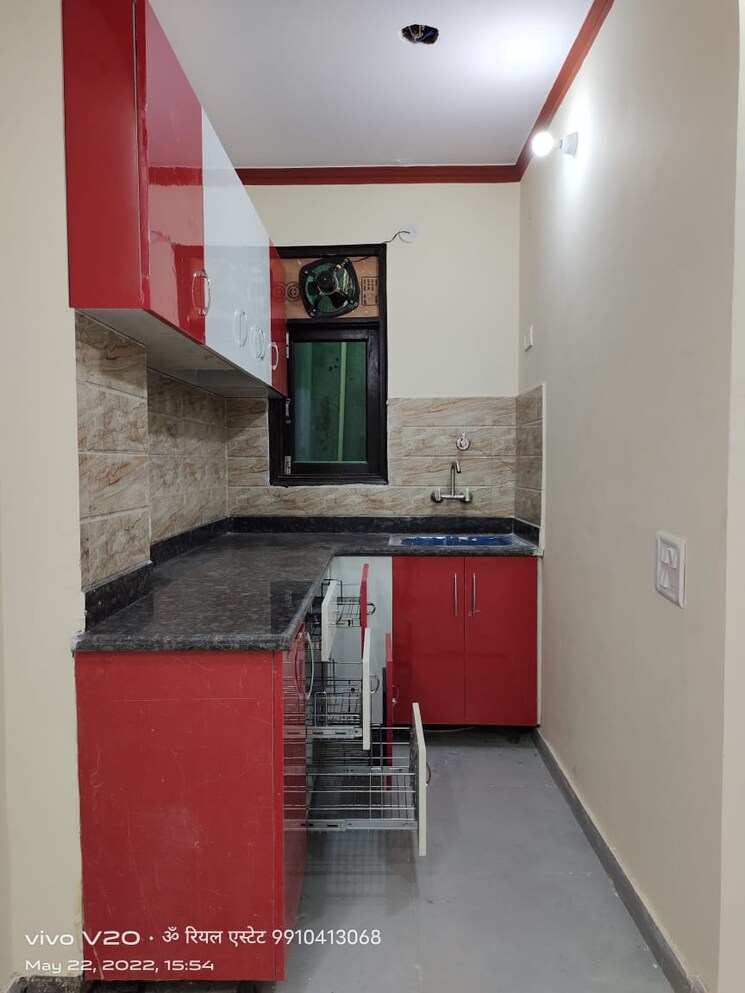 Kitchen, palm-residency-chhatarpur 2 Bedroom 900 Sq.Ft. Builder Floor In Chattarpur Delhi 9219657