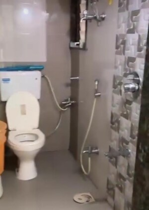 Bathroom in 1 BHK Apartment at Kanakia Ananta, Mira Road – for Rent