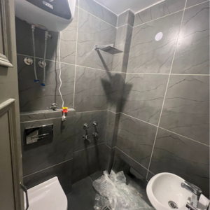 Bathroom in 1 RK Builder Floor at Malviya Nagar – for Rent