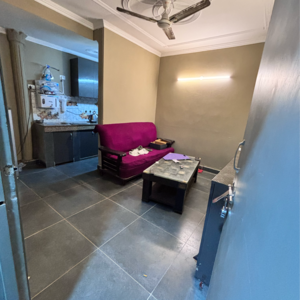Living Room in 1 BHK Builder Floor at Malviya Nagar – for Rent