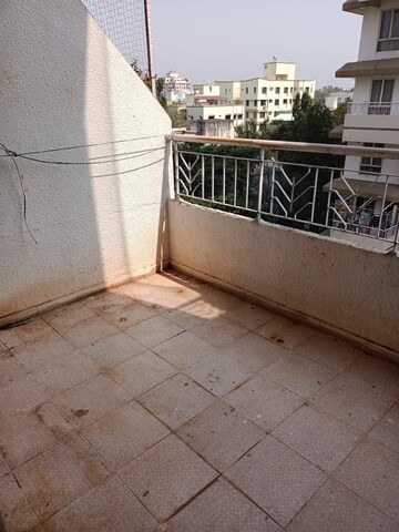Balcony in 3 BHK Apartment at Naiknavare Sylvan Heights, Aundh – for Rent