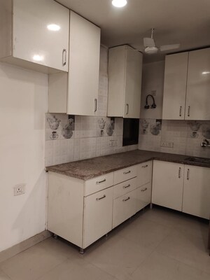 Kitchen in 3 BHK Builder Floor at Palm Residency Chhatarpur, Chattarpur – for Rent