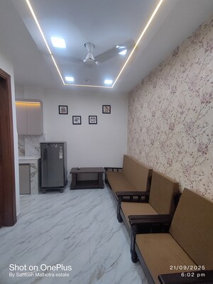 Living Room in 1 BHK Builder Floor at Mansa Ram Park – for Rent