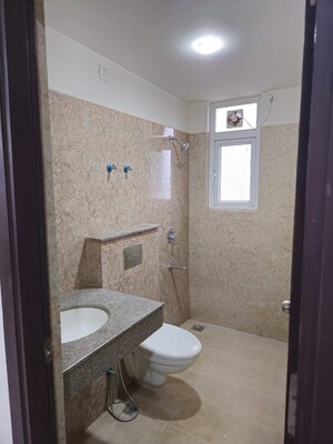 Bathroom in 3 BHK Apartment at South City – for Rent