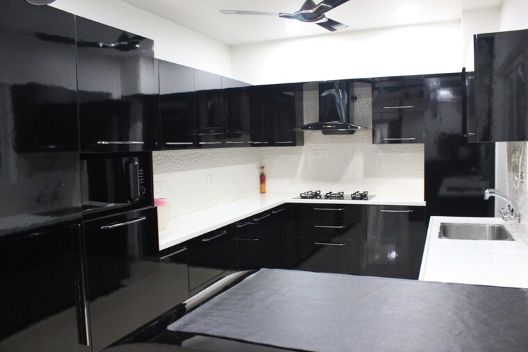 Kitchen, meenakshi-sky-lounge 4 Bedroom 2680 Sq.Ft. Apartment In Kothaguda Hyderabad 9219963
