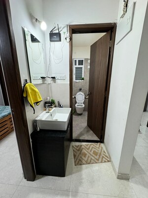 Washroom in 2 BHK Apartment at Majestique Towers, Kharadi – for Rent