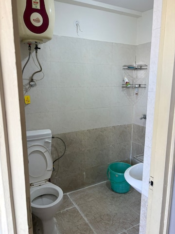 Bathroom in 1 BHK Apartment at Shree Vardhman Green Court, Sector 90 – for Rent