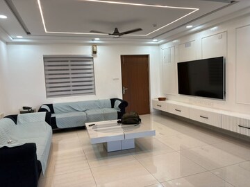 Living Room in 4 BHK Apartment at Aparna Sarovar Zenith, Nallagandla – for Sale