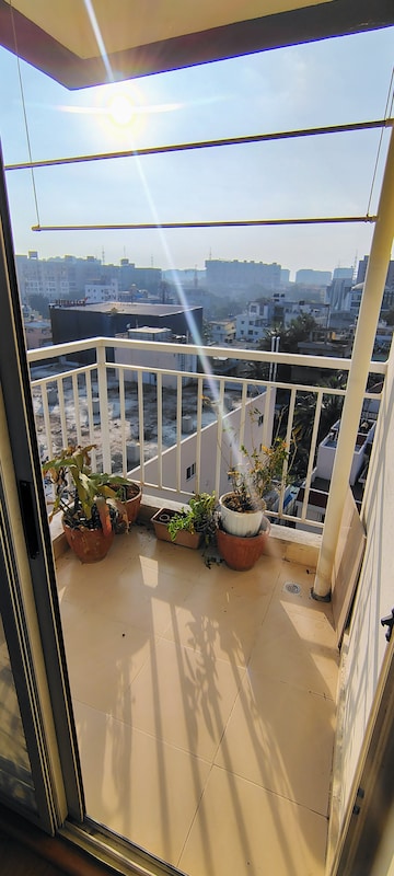 Balcony in 3 BHK Apartment at Keerthi Surya Shakthi Towers, Hoodi – for Sale