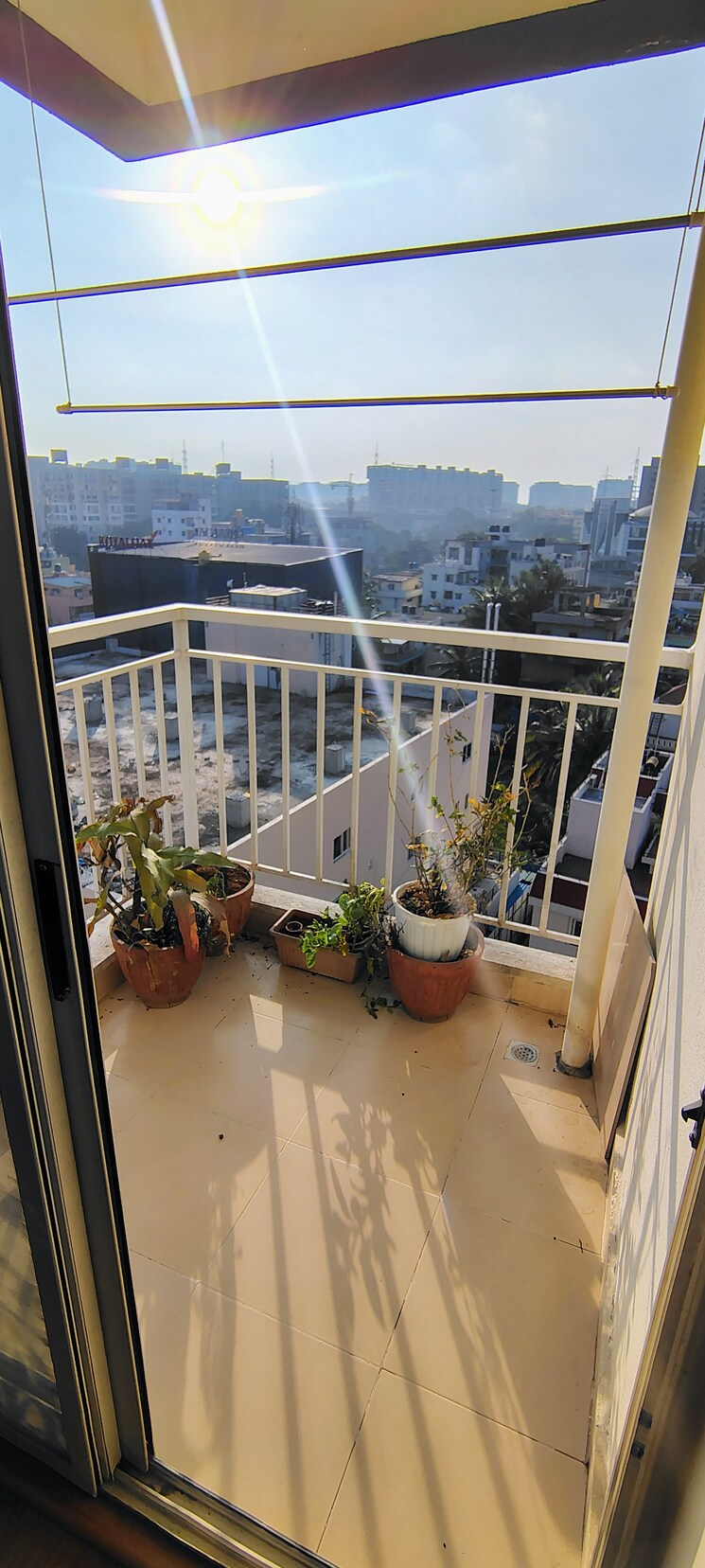 Balcony, keerthi-surya-shakthi-towers 3 Bedroom 1650 Sq.Ft. Apartment In Hoodi Bangalore 9220066