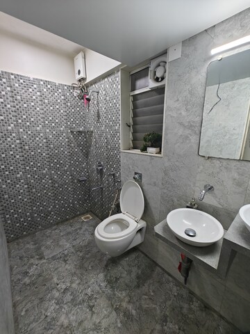Bathroom in 1 BHK Apartment at Malad West – for Rent