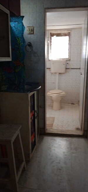 Bathroom in 1 BHK Apartment at Ahimsa Marg, Malad West – for Rent