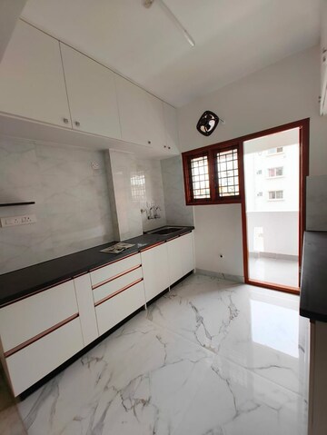 Kitchen in 3 BHK Apartment at DSR Divine, New Thippasandra – for Rent