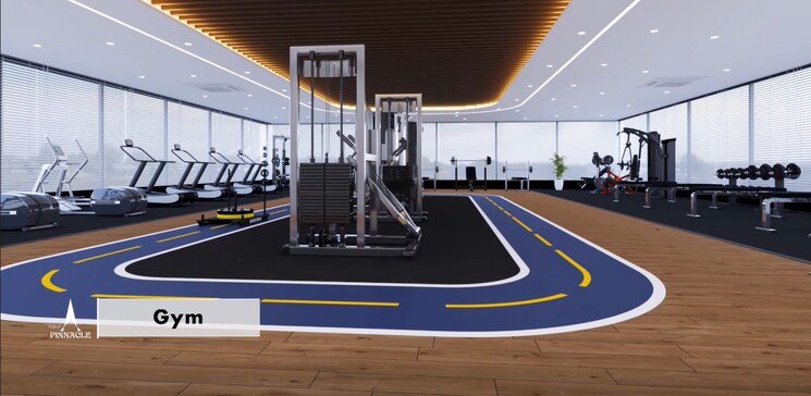 Gym, hallmark-pinnacle 2 Bedroom 1285 Sq.Ft. Apartment In Kollur Hyderabad 9220114