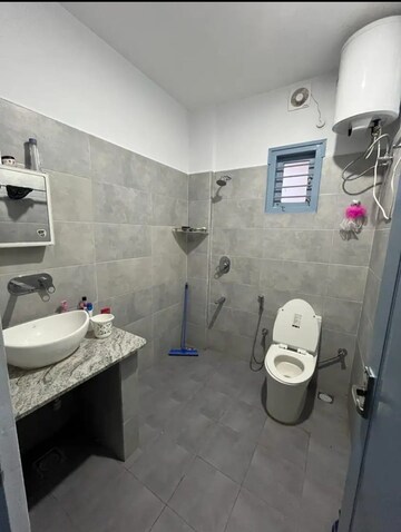 Bathroom in 2 BHK Apartment at Akshaya Enclave New Thippasandra, New Thippasandra – for Rent