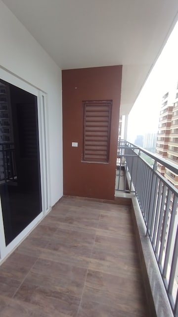 Balcony in 3 BHK Apartment at Rajapushpa Provincia, Narsingi – for Rent
