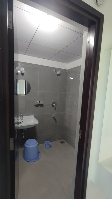 Bathroom in 3 BHK Apartment at Rajapushpa Provincia, Narsingi – for Rent
