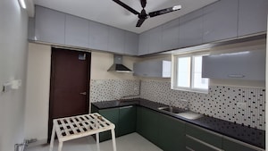 Kitchen in 3 BHK Apartment at Vajras Jasmine County, Puppalaguda – for Rent