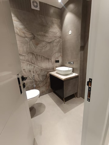 Bathroom in 2 BHK Apartment at Madhur Apartment, Paschim Vihar – for Rent