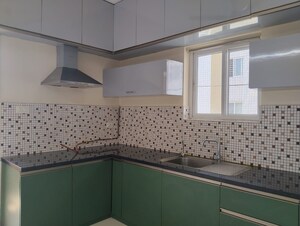 Kitchen in 3 BHK Apartment at Vajras Jasmine County, Puppalaguda – for Rent