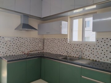 Kitchen in 3 BHK Apartment at Vajras Jasmine County, Puppalaguda – for Rent